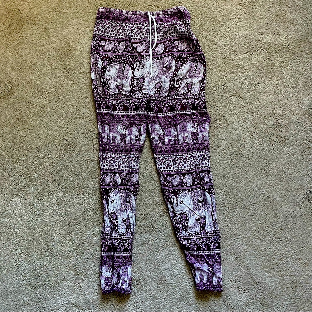 Elephant Pants From Thailand - Drawstring waist